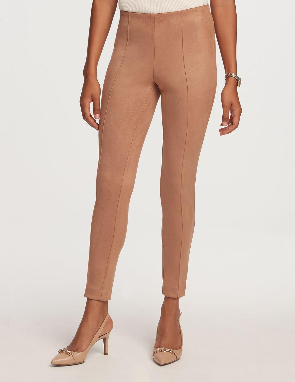 Meilleures ventes Anne Klein Pull On Hollywood Slim Ankle Pant Blanche Femme | EAK-2855436